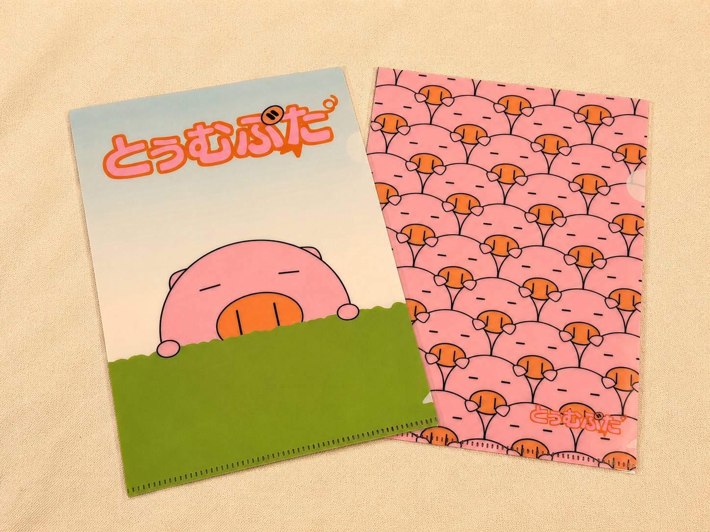 とぅむぶたのクリアファイル
